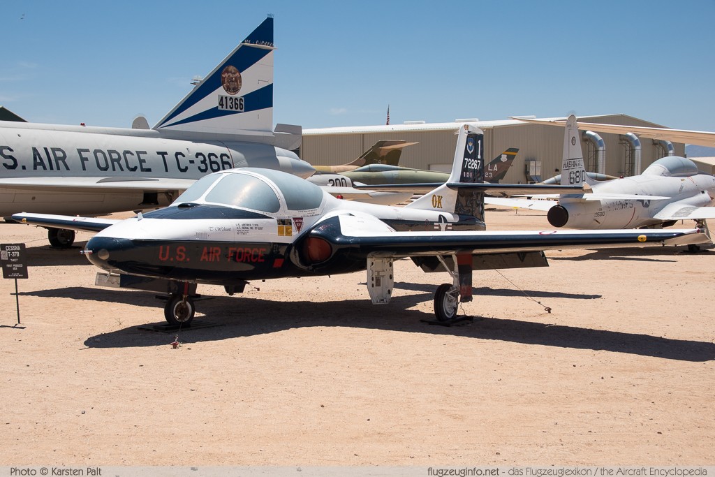 Cessna T-37B Tweety Bird United States Air Force (USAF) 57-2267 40200 Pima Air and Space Museum Tucson, AZ 2015-06-03 � Karsten Palt, ID 10946 Cessna T-37B Tweety Bird United States Air Force (USAF) 57-2267 40200 Pima Air and Space Museum Tucson, AZ 2015-06-03 � Karsten Palt, ID 10946