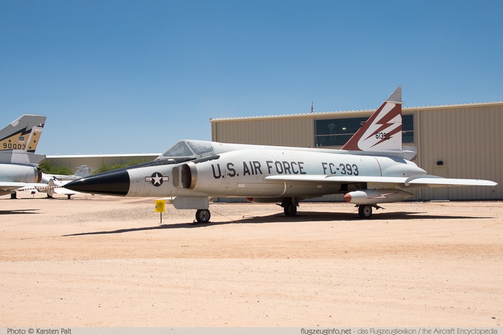 Convair F-102A Delta Dagger United States Air Force (USAF) 56-1393 8-10-340 Pima Air and Space Museum Tucson, AZ 2015-06-03 � Karsten Palt, ID 10964