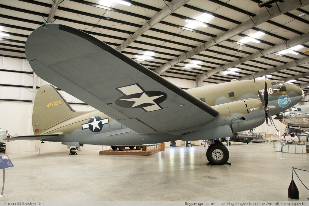 Curtiss-Wright C-46D Commando United States Air Force (USAF) 44-77635 33031 Pima Air and Space Museum Tucson, AZ 2015-06-03 � Karsten Palt, ID 10973 Curtiss-Wright C-46D Commando United States Air Force (USAF) 44-77635 33031 Pima Air and Space Museum Tucson, AZ 2015-06-03 � Karsten Palt, ID 10973