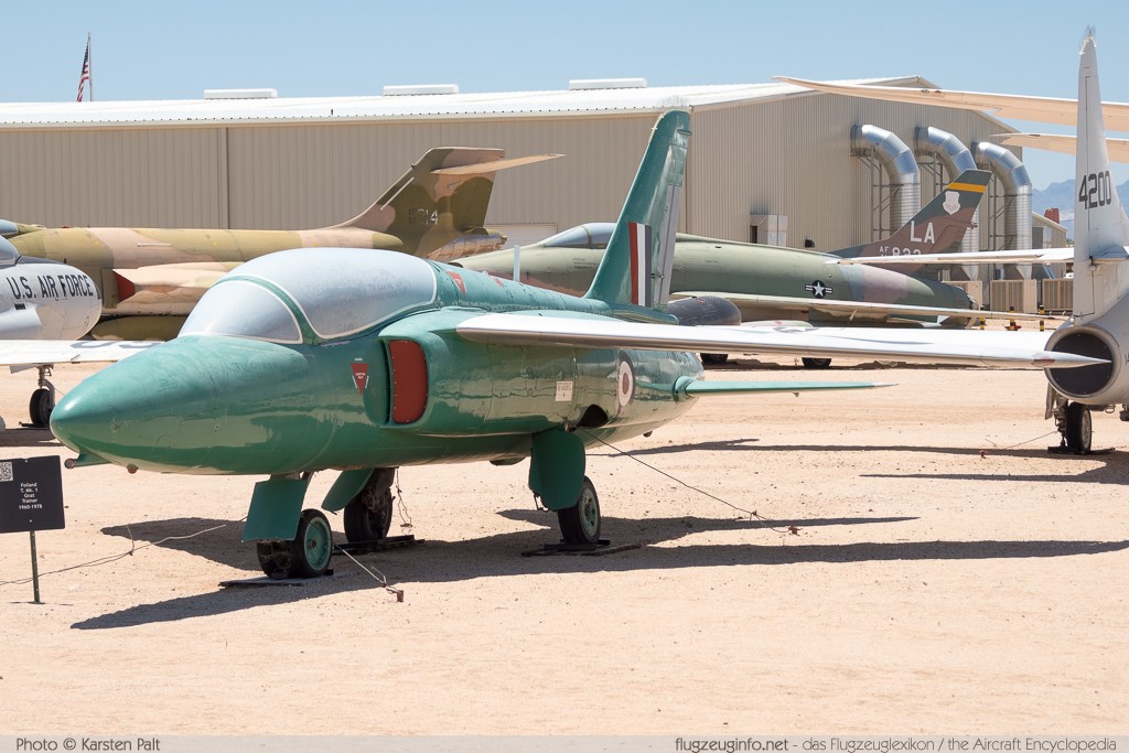 Folland Gnat T1 Royal Air Force XM694 FL.504 Pima Air and Space Museum Tucson, AZ 2015-06-03 � Karsten Palt, ID 11028