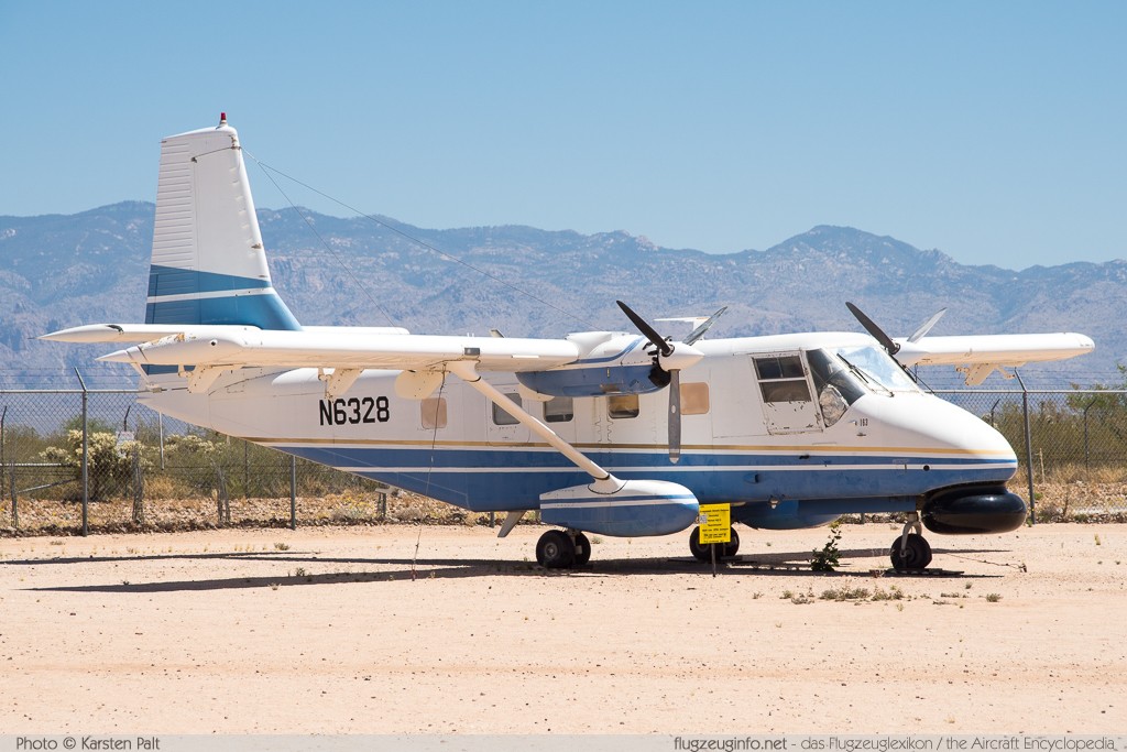 GAF N-22S Nomad United States Customs Service N6328 N22S-163 Pima Air and Space Museum Tucson, AZ 2015-06-03 � Karsten Palt, ID 11030