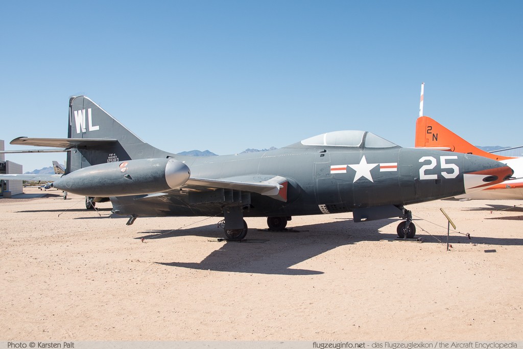 Grumman F9F-4 Panther United States Marine Corps (USMC) 125183  Pima Air and Space Museum Tucson, AZ 2015-06-03 � Karsten Palt, ID 11044