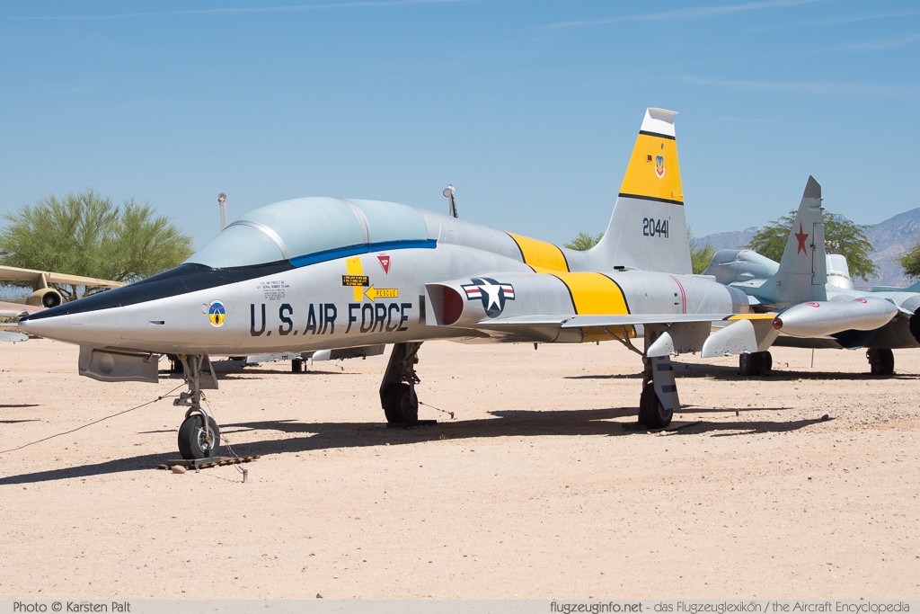 Northrop F-5B Freedom Fighter United States Air Force (USAF) 72-0441 N8092 Pima Air and Space Museum Tucson, AZ 2015-06-03 � Karsten Palt, ID 11166 Northrop F-5B Freedom Fighter United States Air Force (USAF) 72-0441 N8092 Pima Air and Space Museum Tucson, AZ 2015-06-03 � Karsten Palt, ID 11166