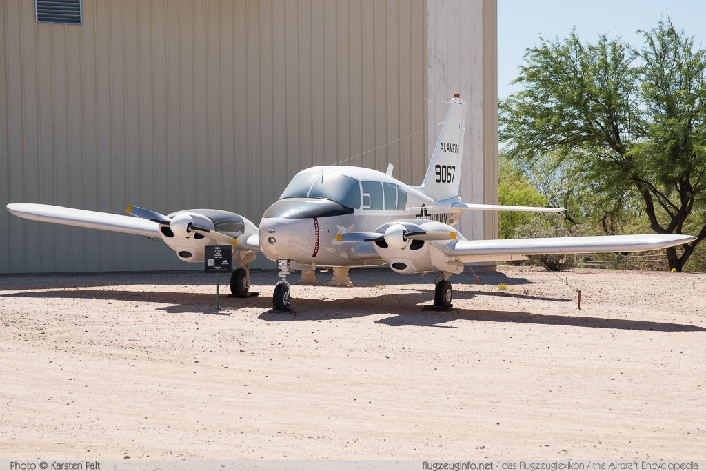 Piper U-11A Aztec (PA-23-250 Aztec B) United States Navy 149067 27-357 Pima Air and Space Museum Tucson, AZ 2015-06-03 � Karsten Palt, ID 11176