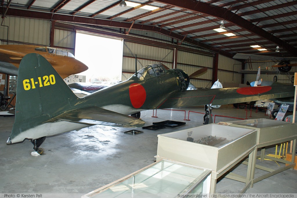 Mitsubishi A6M5 Reisen (Zero)  NX46770 5357 Planes of Fame Aircraft Museum Chino, CA 2012-06-12 � Karsten Palt, ID 6040