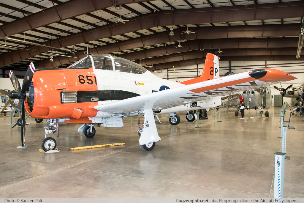North American T-28B Trojan United States Navy 138310 200-381 Planes of Fame Air Museum Valle Valle, AZ 2016-10-11 � Karsten Palt, ID 13302