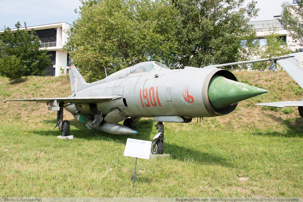 Mikoyan Gurevich MiG-21PF Polish Air Force 1901 761901 Polish Aviation Museum Krakow 2015-08-22 � Karsten Palt, ID 11623 Mikoyan Gurevich MiG-21PF Polish Air Force 1901 761901 Polish Aviation Museum Krakow 2015-08-22 � Karsten Palt, ID 11623