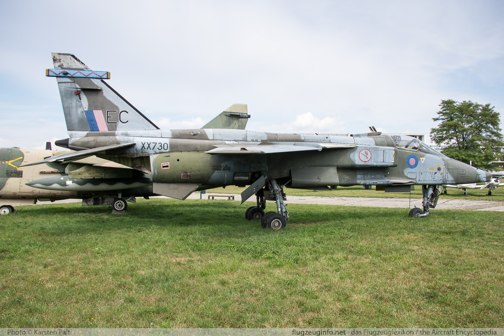 SEPECAT Jaguar GR.1 Royal Air Force XX730 S27 Polish Aviation Museum Krakow 2015-08-22 � Karsten Palt, ID 11673 SEPECAT Jaguar GR.1 Royal Air Force XX730 S27 Polish Aviation Museum Krakow 2015-08-22 � Karsten Palt, ID 11673
