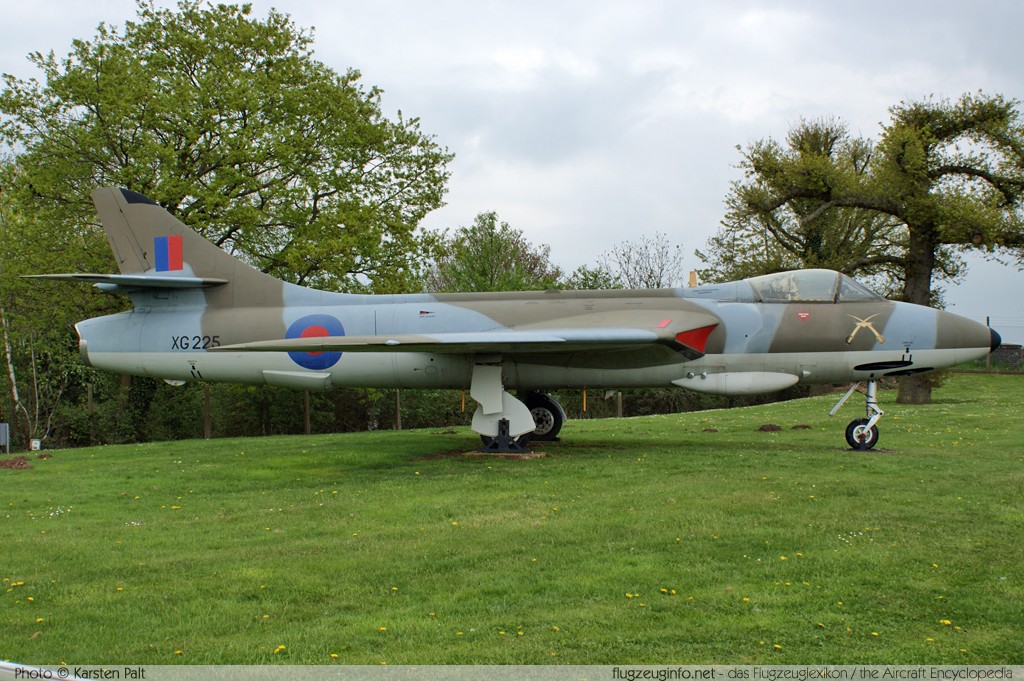 Hawker Hunter F.6A Royal Air Force XG225 41H/680037 Royal Air Force Museum Cosford Shifnal, Shropshire 2013-05-17 � Karsten Palt, ID 6709 Hawker Hunter F.6A Royal Air Force XG225 41H/680037 Royal Air Force Museum Cosford Shifnal, Shropshire 2013-05-17 � Karsten Palt, ID 6709