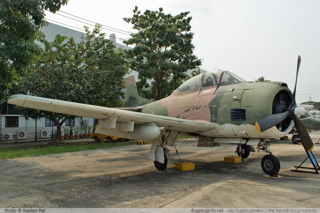 North American AT-28D Trojan Royal Thai Air Force (RTAF) JF13-106/14 200-24 Royal Thai Air Force Museum Bangkok 2013-02-09 � Karsten Palt, ID 6396 North American AT-28D Trojan Royal Thai Air Force (RTAF) JF13-106/14 200-24 Royal Thai Air Force Museum Bangkok 2013-02-09 � Karsten Palt, ID 6396