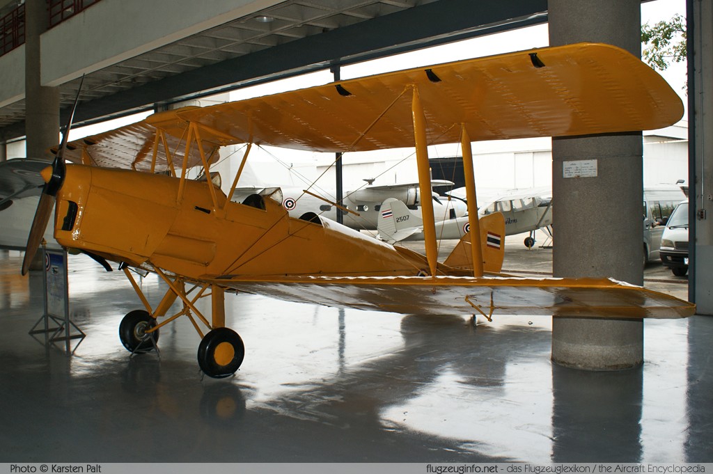 De Havilland DH 82A Tiger Moth II Royal Thai Air Force (RTAF) 82794 Royal Thai Air Force Museum Bangkok 2013-02-09 � Karsten Palt, ID 6415 De Havilland DH 82A Tiger Moth II Royal Thai Air Force (RTAF) 82794 Royal Thai Air Force Museum Bangkok 2013-02-09 � Karsten Palt, ID 6415