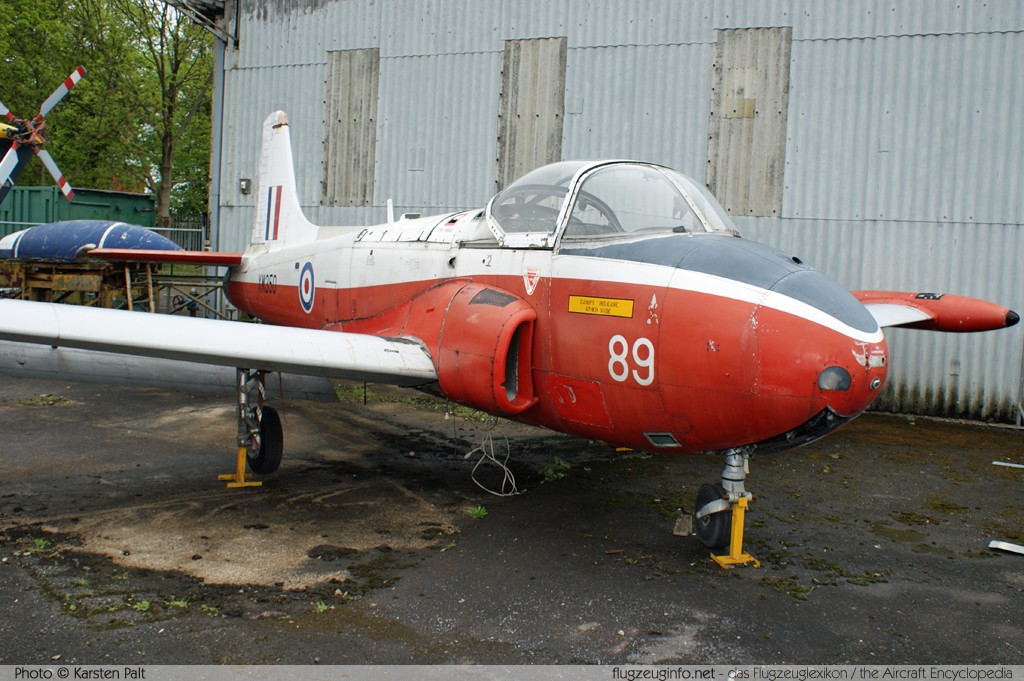 BAC P.84 Jet Provost T3A Royal Air Force XM350 PAC/W/6307 South Yorkshire Aircraft Museum Doncaster 2013-05-18 � Karsten Palt, ID 6999