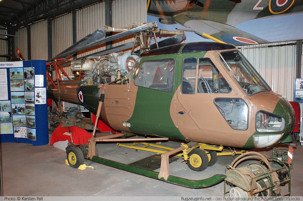 Westland Scout AH.1 Royal Army Air Corps XP190 S2/8443 South Yorkshire Aircraft Museum Doncaster 2013-05-18 � Karsten Palt, ID 7004
