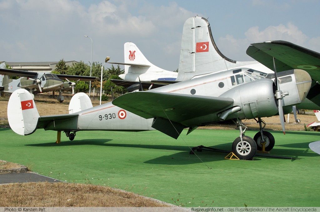 Beech AT-11 Kansan Turkish Air Force 6930 4561 Turkish Air Force Museum Yesilkoy, Istanbul 2013-08-16 � Karsten Palt, ID 7584