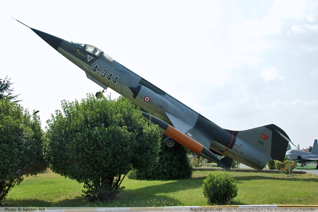 Lockheed (Canadair) F-104G Starfighter Turkish Air Force 22344 6043 Turkish Air Force Museum Yesilkoy, Istanbul 2013-08-16 ï¿½ Karsten Palt, ID 7607