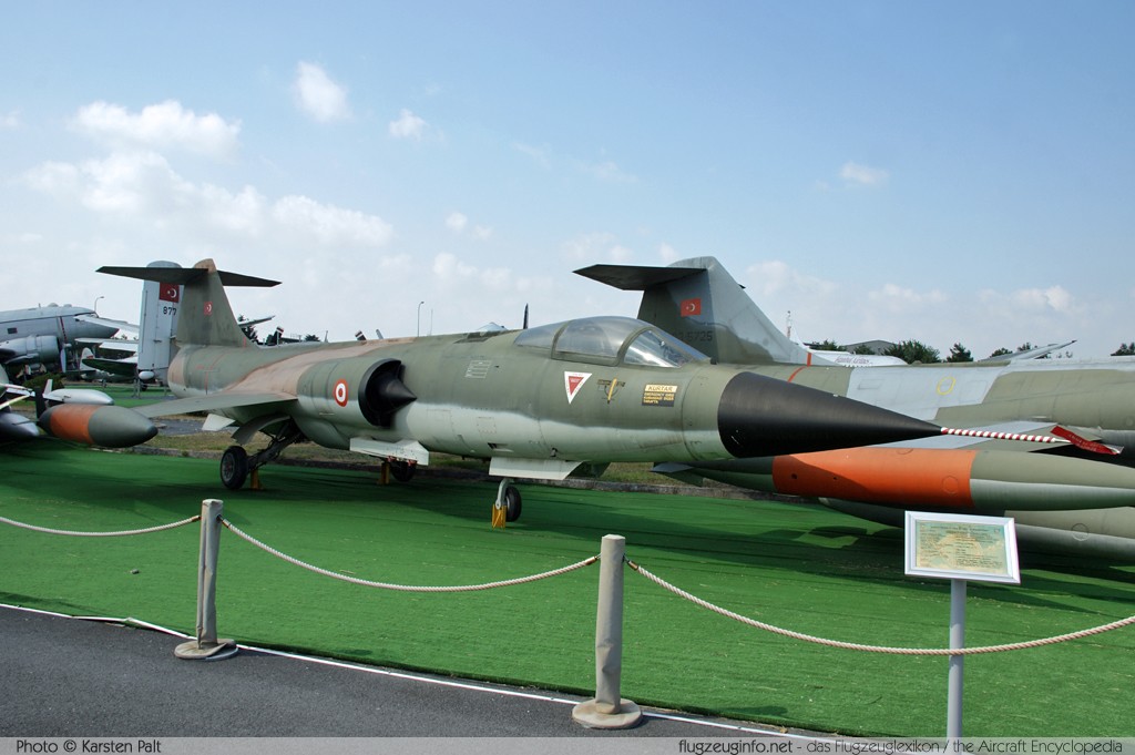 Lockheed F-104S Starfighter Turkish Air Force 74-6868 1168 Turkish Air Force Museum Yesilkoy, Istanbul 2013-08-16 ï¿½ Karsten Palt, ID 7610