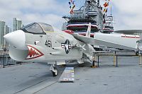 Chance-Vought F-8K Crusader United States Navy 147030  USS Midway Aircraft Carrier Museum San Diego, CA 2012-06-13, Photo by: Karsten Palt