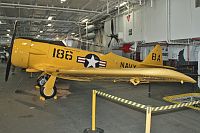 North American SNJ-5 Texan United States Navy 91091 121-42107 USS Midway Aircraft Carrier Museum San Diego, CA 2012-06-13, Photo by: Karsten Palt