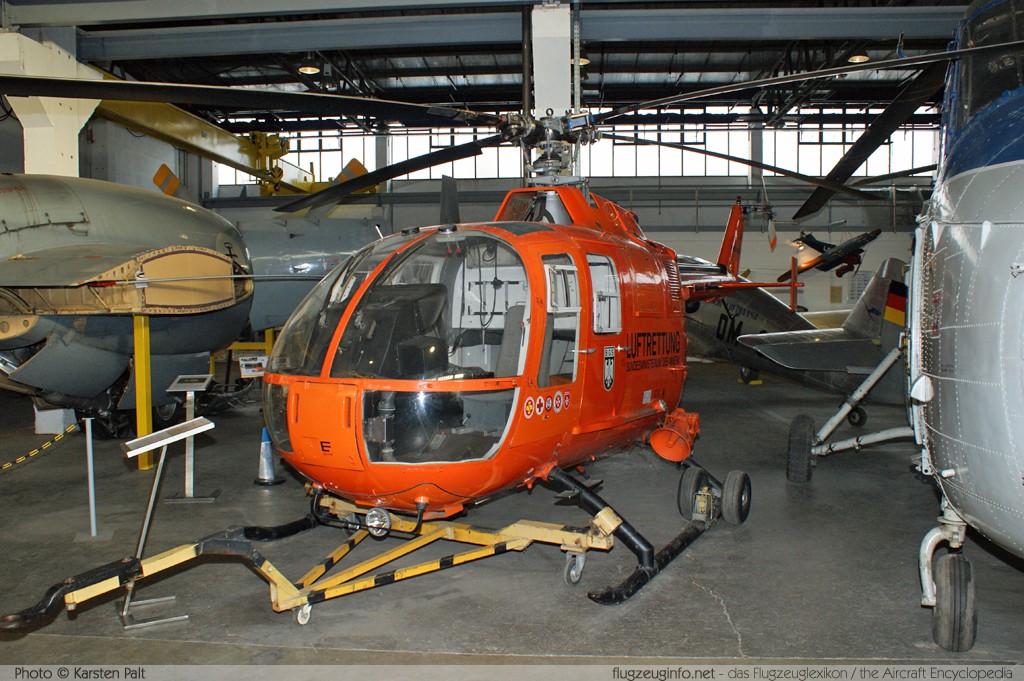 MBB Bo 105CB BMI - Luftrettung D-HDEG S-139 Museum für Luftfahrt und Technik Wernigerode 2011-01-02 ï¿½ Karsten Palt, ID 4442