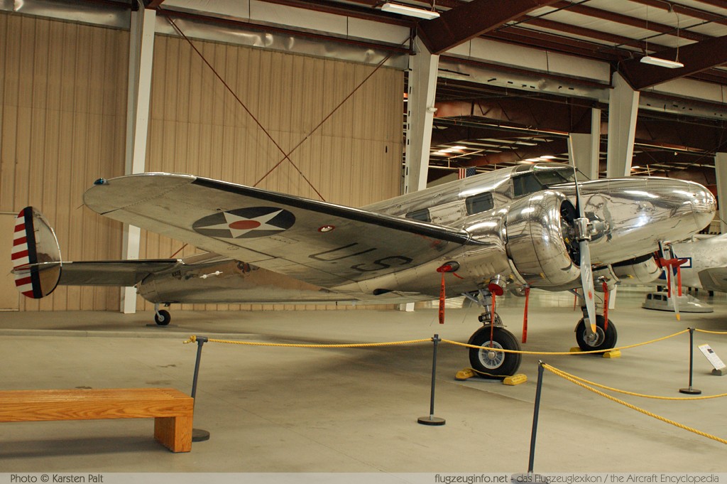 Lockheed UC-40A Electra Junior (12-A) N93R 1257 Yanks Air Museum Chino, CA 2012-06-12 � Karsten Palt, ID 6350 Lockheed UC-40A Electra Junior (12-A) N93R 1257 Yanks Air Museum Chino, CA 2012-06-12 � Karsten Palt, ID 6350